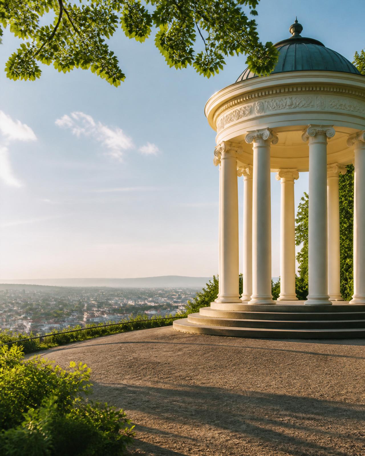 Nerobergtempel über Wiesbaden